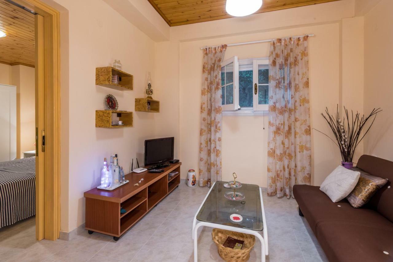 Family Holiday Apartment With Garden & Bbq Velonádes Exterior foto