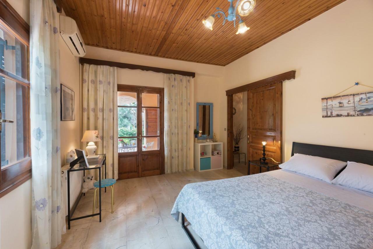 Family Holiday Apartment With Garden & Bbq Velonádes Exterior foto